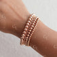 Simply Beaded 14k Rose Gold Fill Bracelet