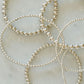 Simply Beaded Sterling Silver Bracelet