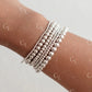 Simply Beaded Sterling Silver Bracelet