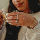 Sunny Birthstone Gold Fill Sterling Silver Stretchy Ring