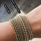 Turquoise Morse Code Bracelet - Stainless Steel