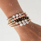 Vibe - Letter Gold Beaded Bracelet