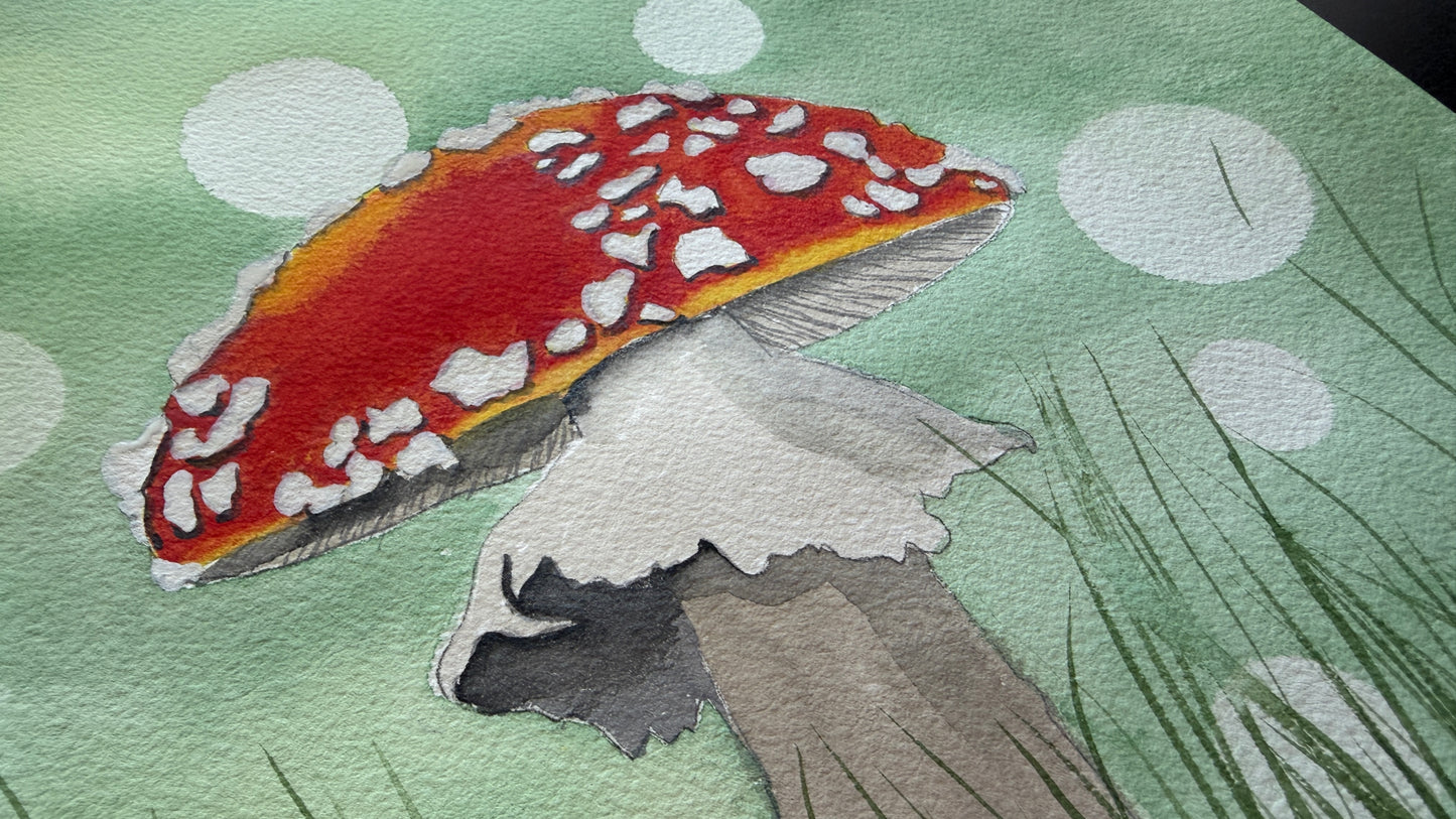 Watercolor Mushroom - September 18th - 6PM